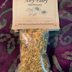 Dried Organic Calendula Flowers, Calendula Tea, Flower Tea, Herbal Tea