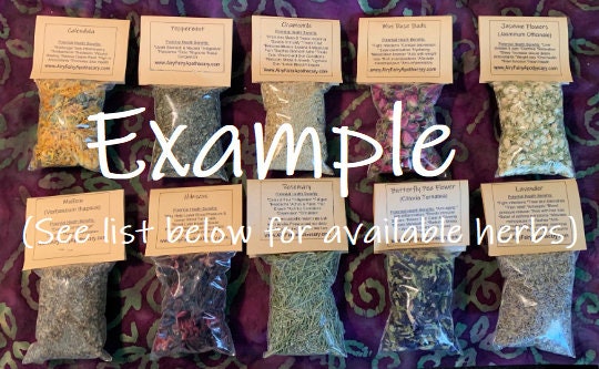 Your Choice Herbal Combo, 5 Herbs, Herb Kit, Herbal Starter Pack