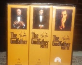 Vintage (1997) The Godfather Collection set of 6 VHS video tapes in sleeve. Paramount Home Video Canada.