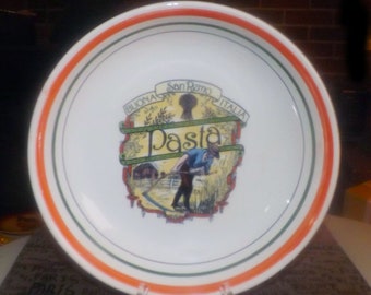 Vintage (1980s) Himark San Remo Buona Italia large pasta | salad serving bowl. Made in Italy.