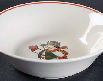 Snowman Soup Bowl Etsy