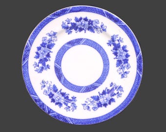 エインズレイ ブルーミスト 5ピースプレートセット x 4 ボーンチャイナ