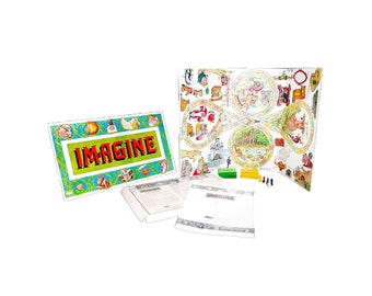 Imagine fairy tales board game published 1993 Western Psychological Services. Complete.