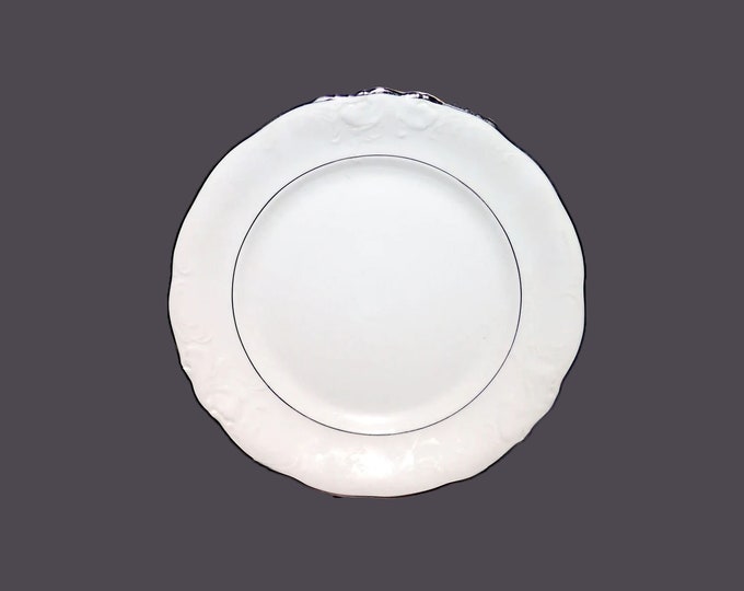 Walbrzych Platina chop plate | service plate | round platter made in Poland.