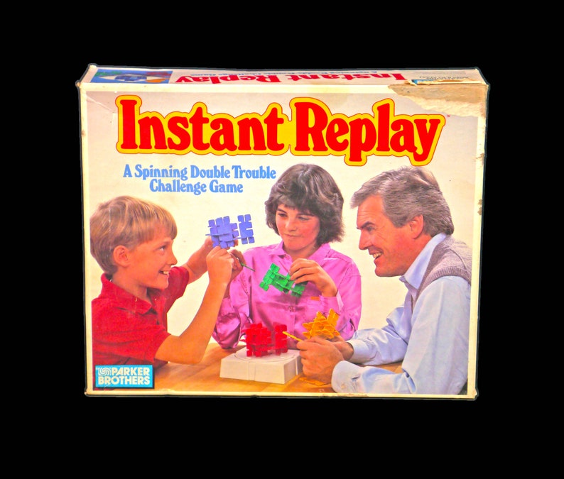 Instant Replay Board Game Published by Parker Brothers. Etsy Canada