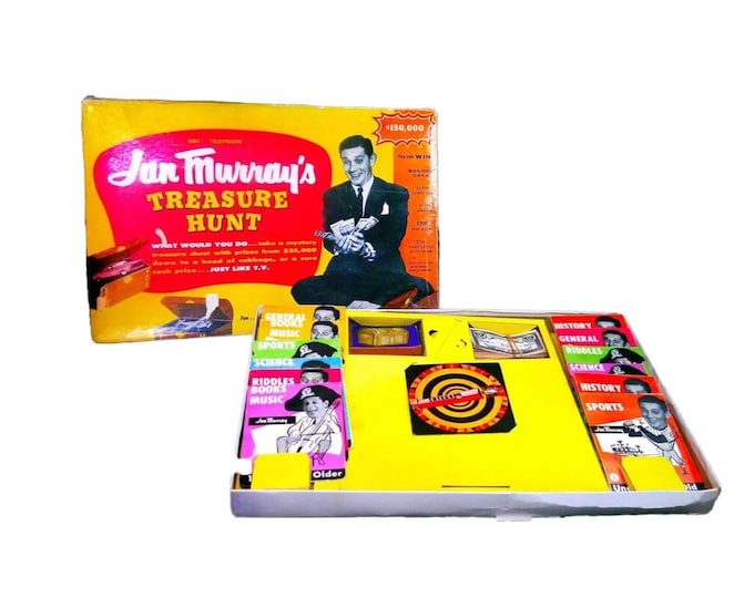Mid-Century Jan Murray's Treasure Hunt Board Game - Gardner Games