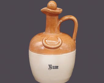 Vintage Buchan Pottery Portobello Pottery Edinburgh rum decanter | crock made in Scotland.