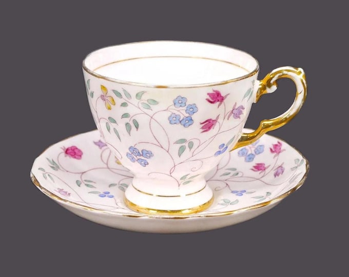 Tuscan China D965 bone china cup and saucer set made in England.