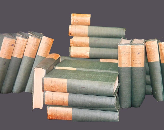 Twenty-five volumes of antiquarian Victorian-era first-edition illustrated books. Ridpath Library of Universal Literature. Complete set.