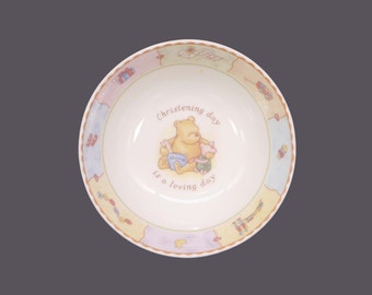 Royal Doulton Winnie the Pooh Christening Collection coupe cereal bowl.