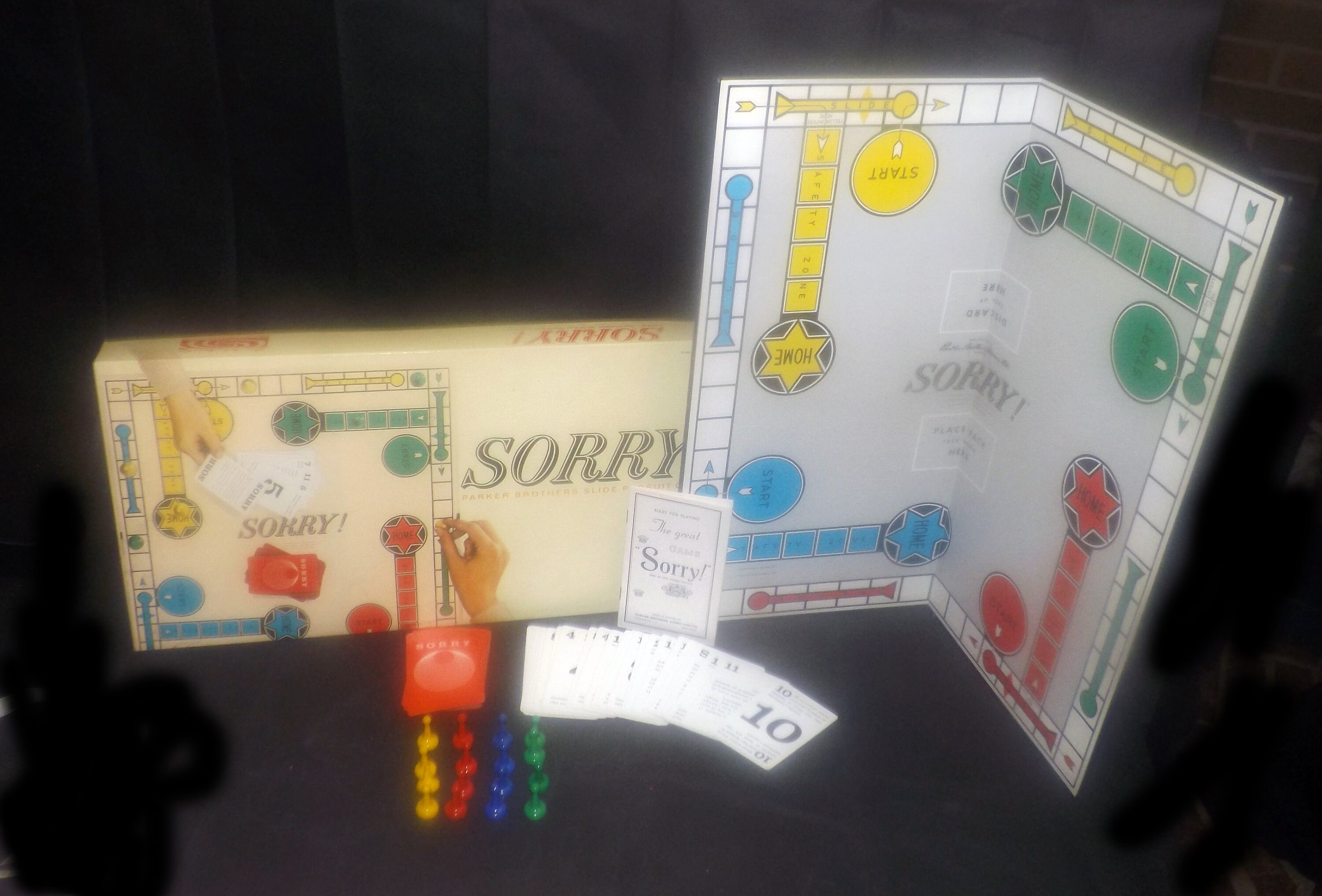 Vintage 1964 Sorry Board Game Parker Brothers Complete With Original Instruction Booklet Vintage 1964 Sorry Board Game Parker Brothers Complete With Original Instruction Booklet