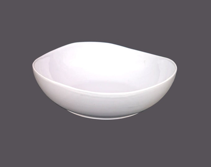 MiqueDesign | Mique Sweden large pasta or salad serving bowl. Robin's egg blue, asymmetrical shape made in Portugal by SOFAL