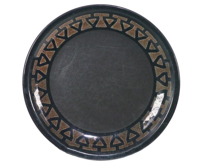 Vintage Mikasa Murano Stoneware Dinner Plate: 1970s Majorca Stoneware Japan.