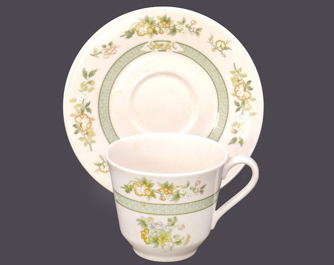 Royal Doulton Tonkin TC1107 cup and saucer set made in England.