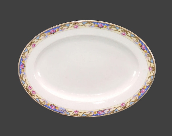 Antique art-nouveau period J.S. Maier | MCP Czechoslovakia 3921 oval platter.