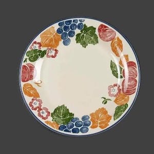 Vintage Staffordshire Tableware Chianti salad plate made in England.