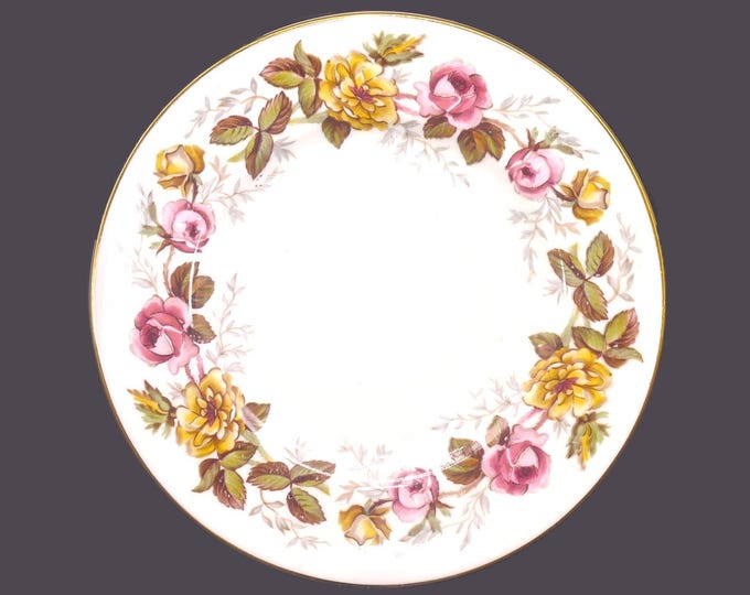 Coalport Rosalinda bread plate. Bone china made in England. Sold individually.