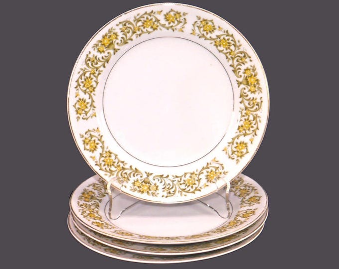Vintage Towne House Daffodil bread plates made in Japan.