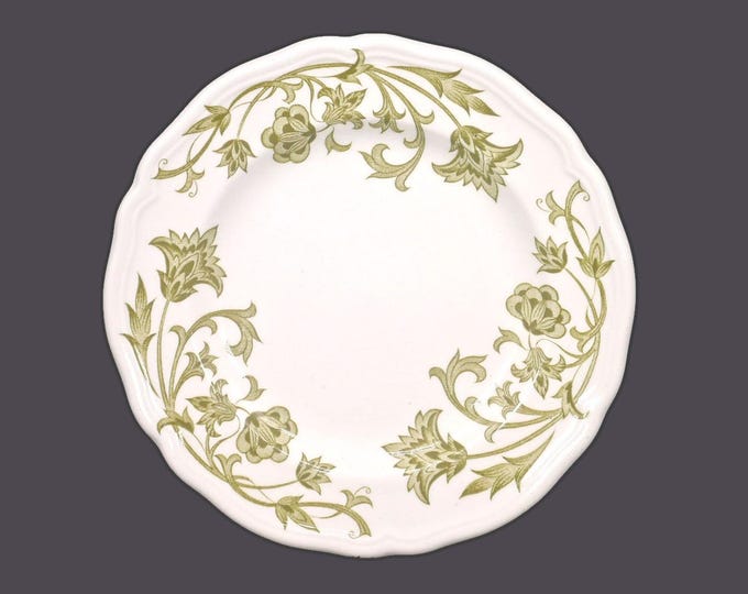 Royal Staffordshire | J&G Meakin Windsong Green bread plate made in England. Sold individually.