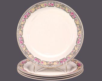Antique Johnson Brothers JB749 salad plates. England. Set of 4.