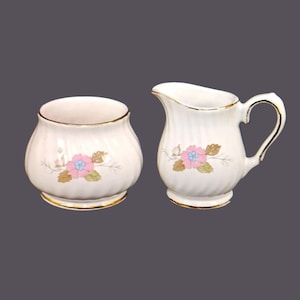 Sadler SA63 mini creamer and open sugar bowl set. Windsor line.