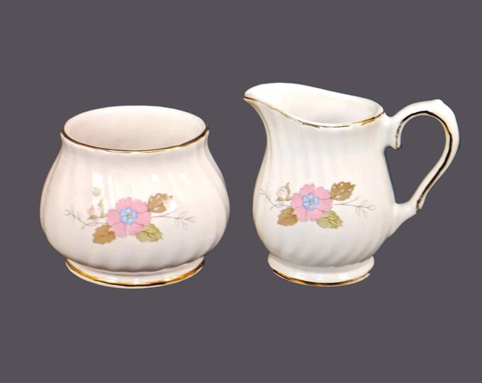Sadler SA63 mini creamer and open sugar bowl set. Windsor line.