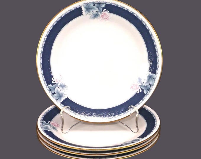Four Noritake Nightsong 7268 bread plates made in Japan.
