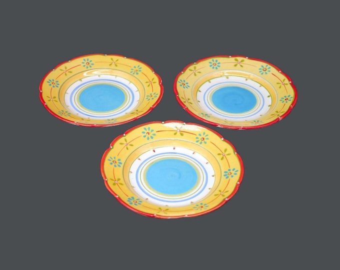 Three Culinary Arts Petit Jardin salad plates.