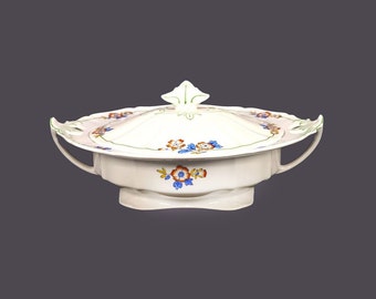 Alfred Meakin Maples covered serving bowl made in England.