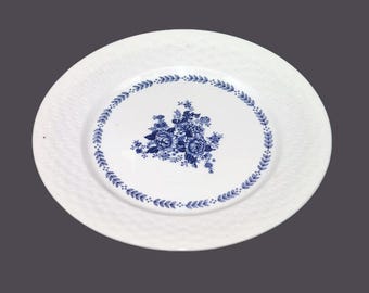 Vintage Mayfair Royal Florence Chop Plate: Blue Floral Japan Platter (Flaw, 11.5" Diameter)