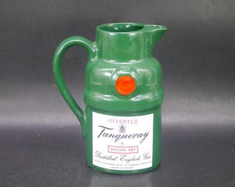 Vintage Tanqueray Gin Jug: Wade Heath English Pottery (1970s)