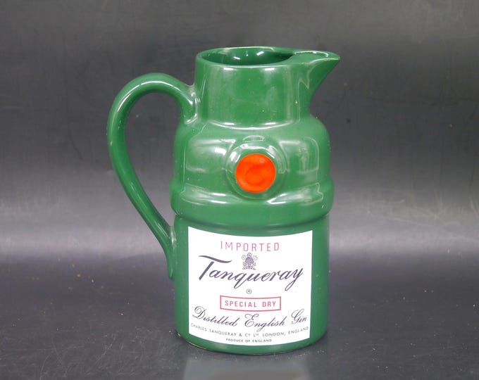 Vintage Tanqueray Gin Jug: Wade Heath English Pottery (1970s)