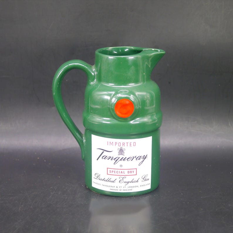 Vintage Tanqueray Gin Jug: Wade Heath English Pottery (1970s) image 1