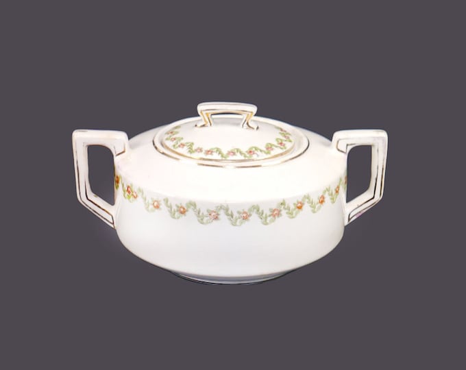 Antique Victorian era Ridgway Champlain covered sugar bowl made in England. Hard to find.
