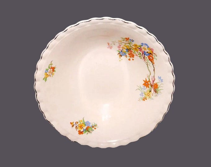 Antique Edwardian Age J&G Meakin MEK188 round serving bowl made in England.