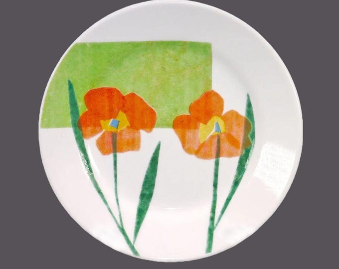 Corelle Luxe Fiore Green salad plate, Vintage Corningware made in the USA.