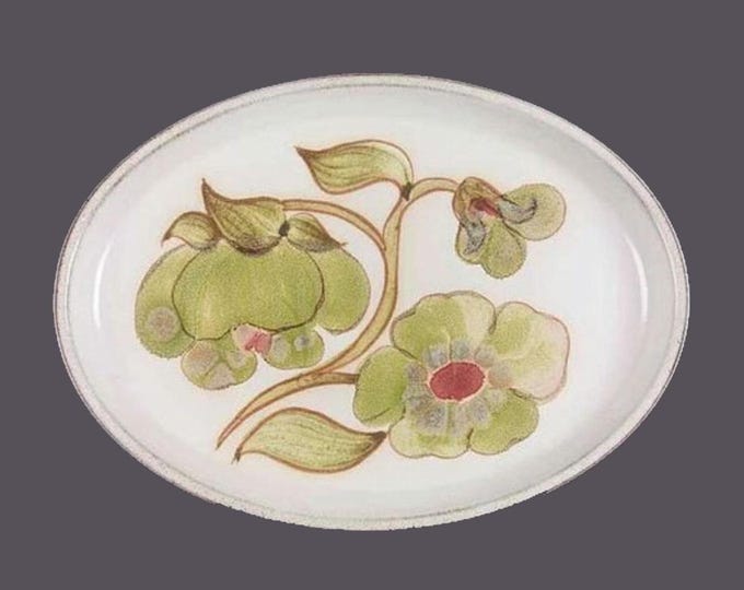 Denby Troubadour oval stoneware platter made in England.