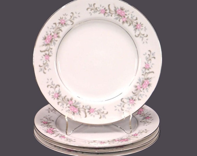 Premiere Fine China Rose Garden salad plates made in Japan. Choose quantity below.