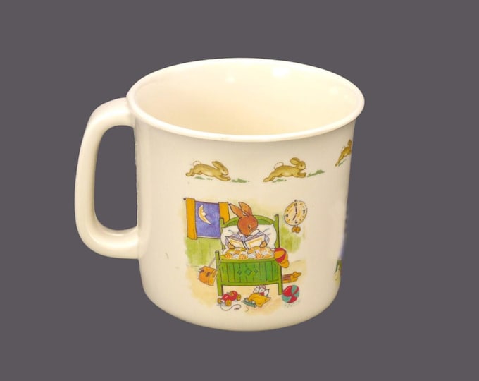 Royal Doulton Bunnykins melamine handled child's baby's cup. Great baby gift, baby shower add-on gift.