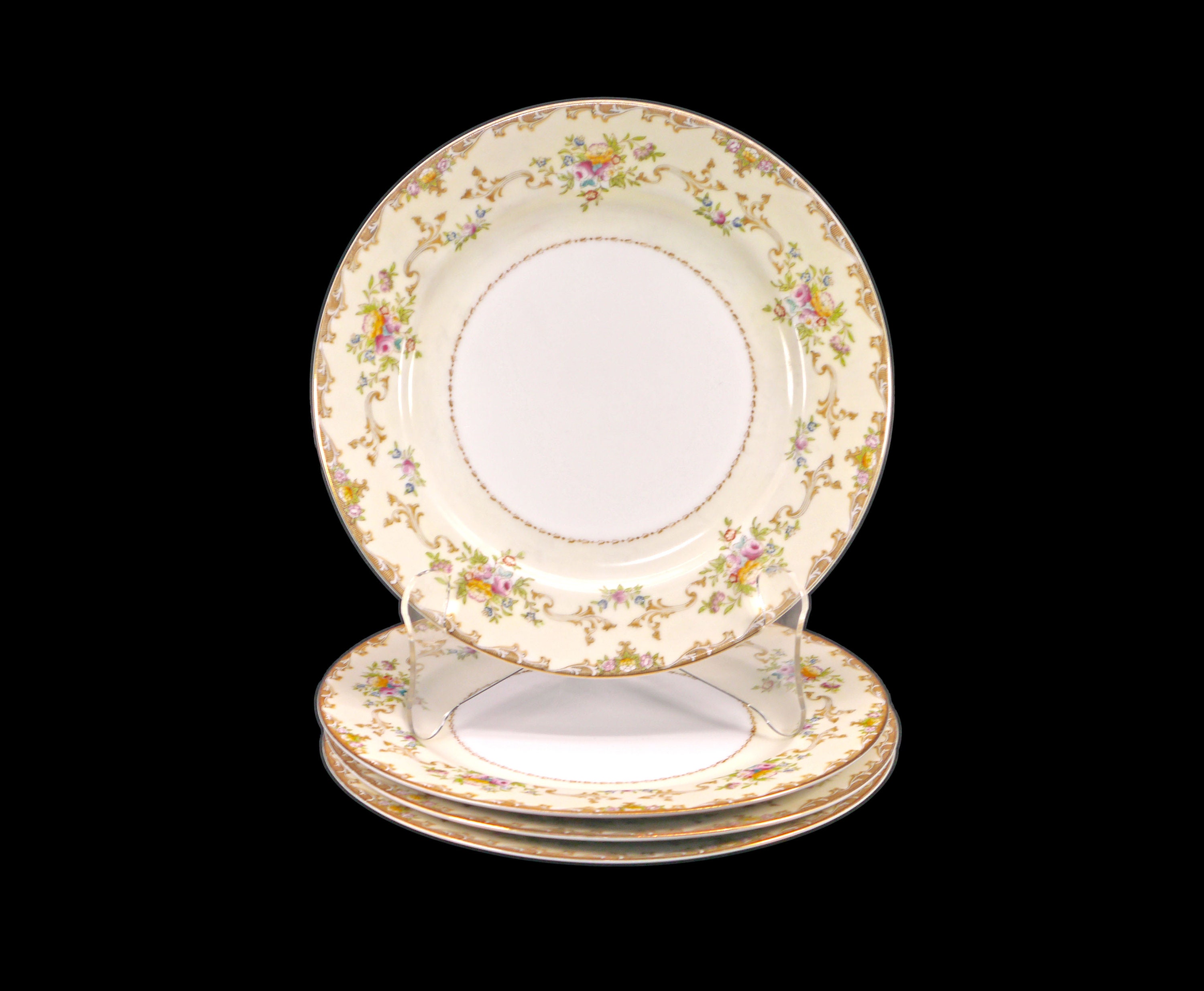 Set of Meito Dinner Plates Made in Japan. Multicolor Floral Etsy