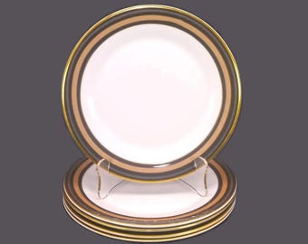 Vintage Royal Doulton Cadenza H5046 salad plates made in England. Set of 5.