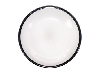 Vintage Mikasa Noir Platinum salad plate made in Japan.