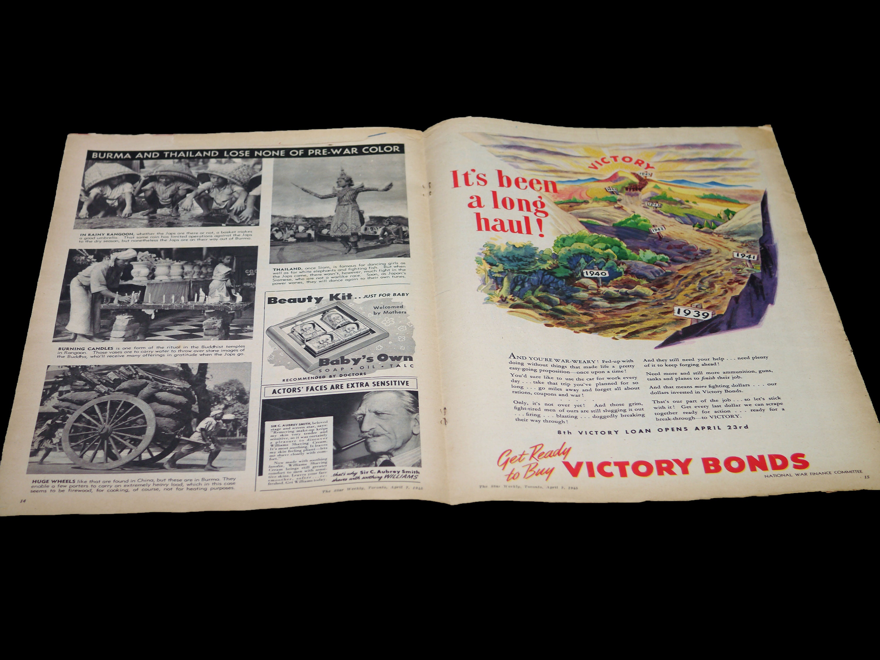 The Star Weekly Toronto Star Magazine Wwii-era April 1945 ...