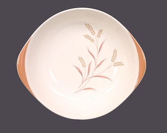 Vintage Royal Doulton Meadow Glow lugged cereal bowl made in England.