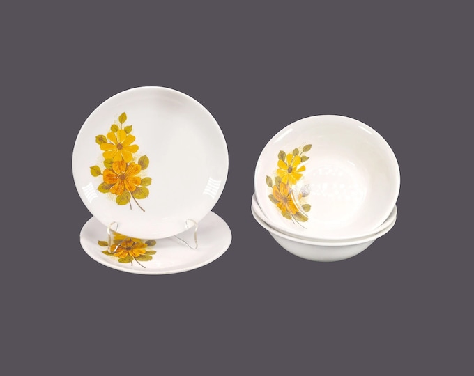 Myott MYO54 cereal bowls or dessert plates. Sandstone Ware made in England. Choose pieces below. Sold separately.