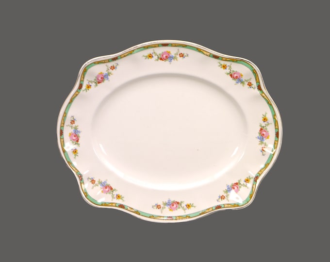 Antique Johnson Brothers Connaught oval serving platter. Pareek ironstone made in England.