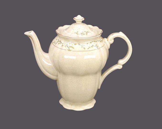 Royal Doulton Somerset LS1048 five-cup stoneware coffee pot. Lambethware Stoneware made in England.