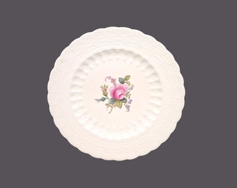 Almost antique Spode's Jewel Billingsley Rose salad plate made in England. Spode red mark. Sold individually.