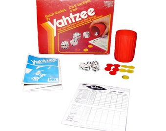 Yahtzee board game. Milton Bradley C950. Made in USA. Complete.