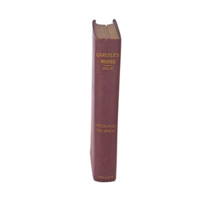 Antiquarian hardcover book Carlyle's Works Thomas Carlyle Vol V History Friedrich the Second Frederick the Great. Peter Fenelon Collier. image 9